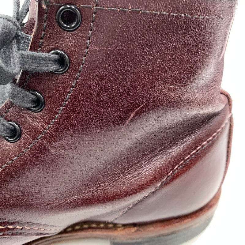 【中古品】【メンズ】 RED WING レッドウィング BECKMAN 9011 ベックマン 靴 ラウンドトゥブーツ ワークブーツ 164-260213-ko-07-tei サイズ：24cm カラー：ブラックチェリー 万代Net店