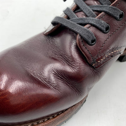 【中古品】【メンズ】 RED WING レッドウィング BECKMAN 9011 ベックマン 靴 ラウンドトゥブーツ ワークブーツ 164-260213-ko-07-tei サイズ：24cm カラー：ブラックチェリー 万代Net店