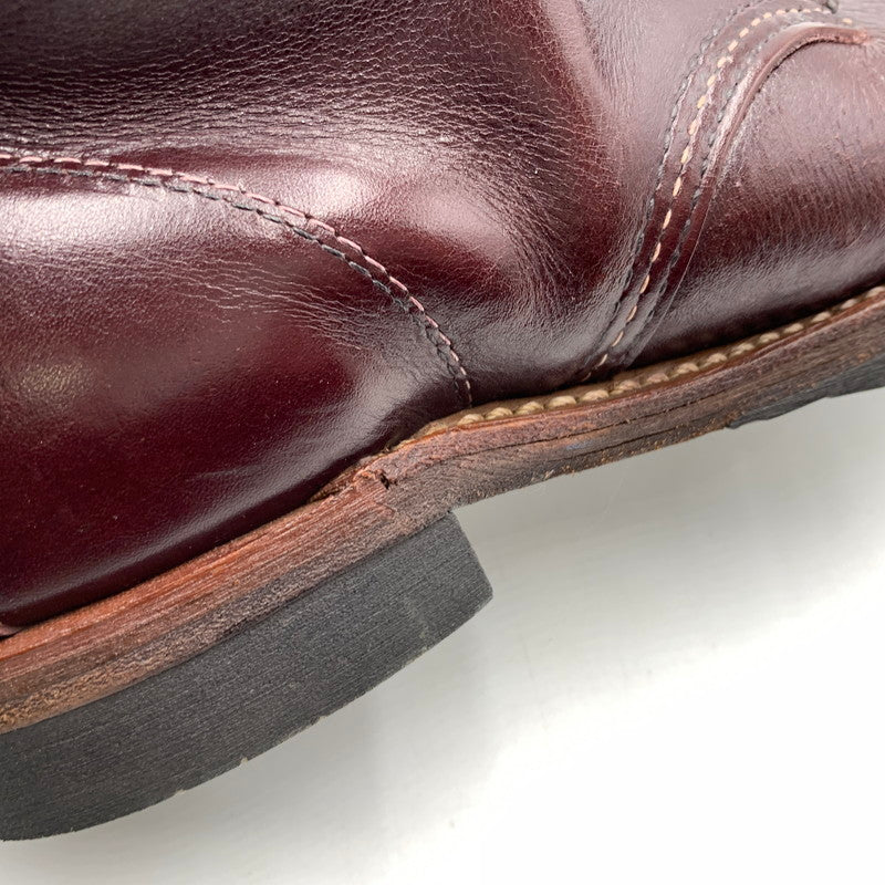 【中古品】【メンズ】 RED WING レッドウィング BECKMAN 9011 ベックマン 靴 ラウンドトゥブーツ ワークブーツ 164-260213-ko-07-tei サイズ：24cm カラー：ブラックチェリー 万代Net店
