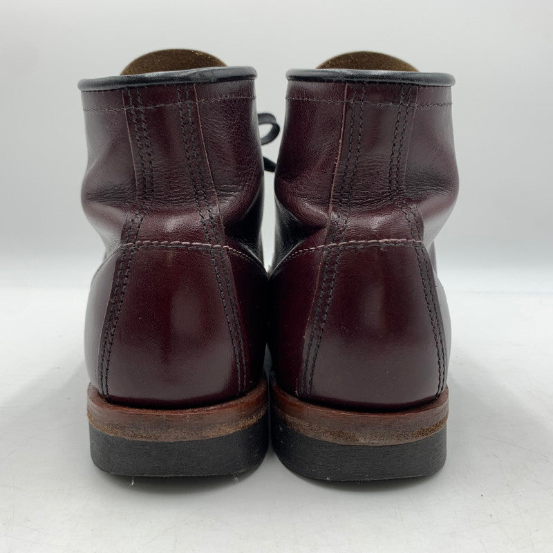【中古品】【メンズ】 RED WING レッドウィング BECKMAN 9011 ベックマン 靴 ラウンドトゥブーツ ワークブーツ 164-260213-ko-07-tei サイズ：24cm カラー：ブラックチェリー 万代Net店