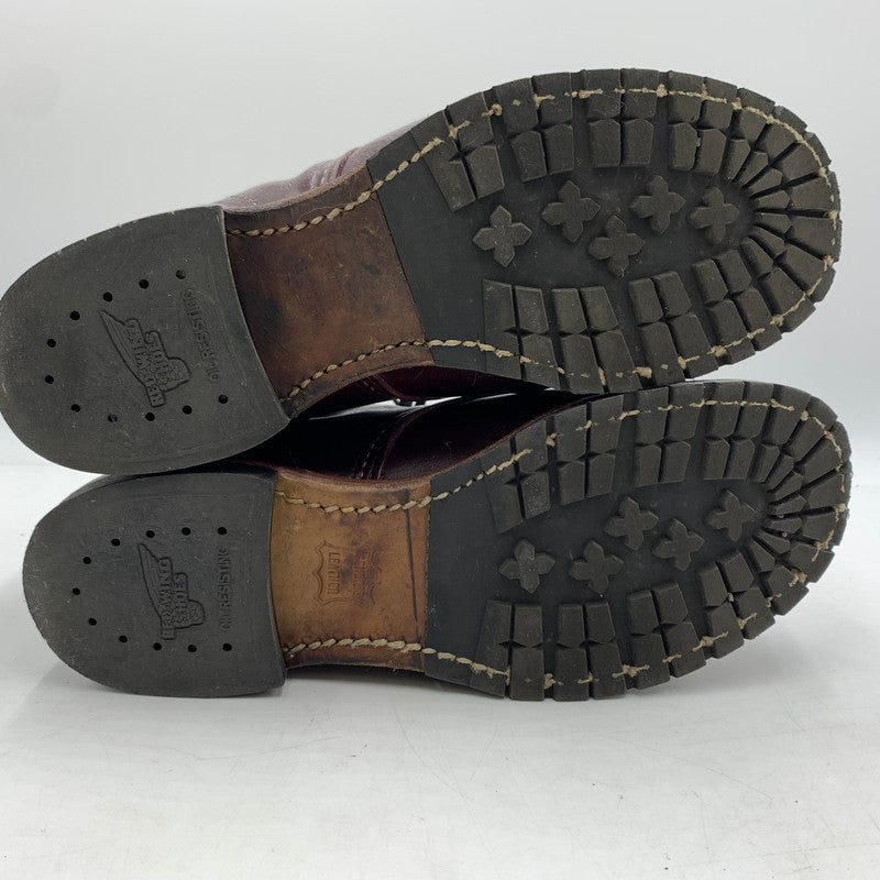 【中古品】【メンズ】 RED WING レッドウィング BECKMAN 9011 ベックマン 靴 ラウンドトゥブーツ ワークブーツ 164-260213-ko-07-tei サイズ：24cm カラー：ブラックチェリー 万代Net店