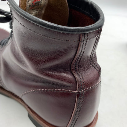 【中古品】【メンズ】 RED WING レッドウィング BECKMAN 9011 ベックマン 靴 ラウンドトゥブーツ ワークブーツ 164-260213-ko-07-tei サイズ：24cm カラー：ブラックチェリー 万代Net店