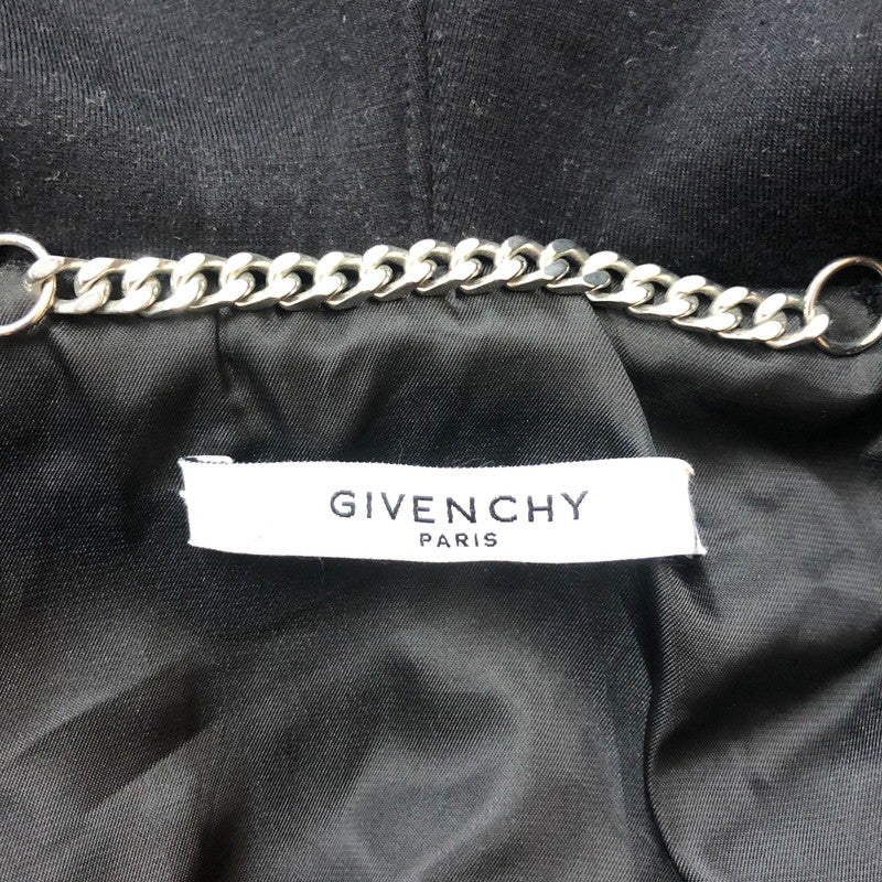 【中古品】【メンズ】 LAMB LEATHER HOODED STADIUM JACKET 17F0302443 ラムレザー フードッド スタジアムジャケット アウター スタジャン 141-260217-ko-16-fuzh サイズ：48 カラー：ブラック 万代Net店