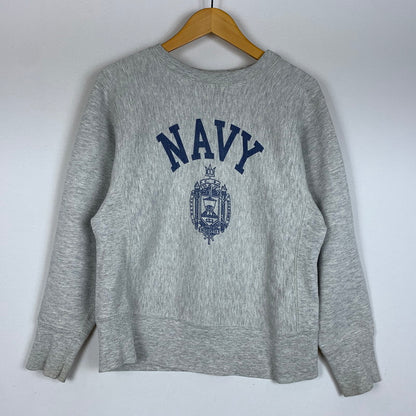 【現状渡し品】【メンズ】 Champion チャンピオン 80's トリコタグ NAVY REVERSE WEAVE SWEAT VINTAGE 80年代 ネイビー リバースウィーブ スウェット トップス トレーナー トリコタグ ビンテージ 145-260209-ko-09-tei サイズ：S カラー：グレー 万代Net店