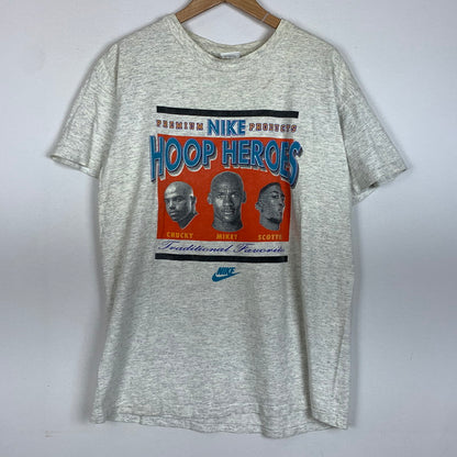 【現状渡し品】【メンズ】 90's HOOP HEROES S/S TEE 90年代 フープ ヒーローズ ショートスリーブ Tシャツ トップス 半袖 148-260209-ko-06-fuzh サイズ：XL カラー：グレー 万代Net店