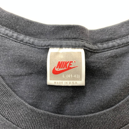 【現状渡し品】【メンズ】 NIKE ナイキ 90's PIPPEN & JORDAN BARCELONA S/S T-SHIRT 90年代 ピッペン＆ジョーダン バルセロナ ショートスリーブ Tシャツ トップス 半袖 148-260209-ko-05-tei サイズ：L カラー：ブラック 万代Net店