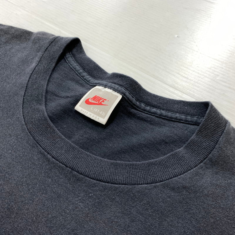 【現状渡し品】【メンズ】 NIKE ナイキ 90's PIPPEN & JORDAN BARCELONA S/S T-SHIRT 90年代 ピッペン＆ジョーダン バルセロナ ショートスリーブ Tシャツ トップス 半袖 148-260209-ko-05-tei サイズ：L カラー：ブラック 万代Net店