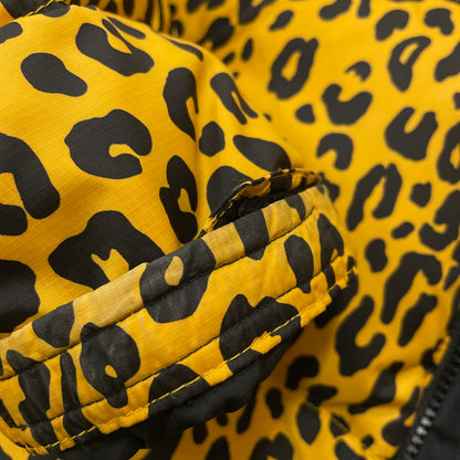 【中古品】【メンズ】 Supreme シュプリーム × THE NORTH FACE ザ・ノースフェイス 別注 コラボ 11AW NUPTSE DOWN JACKET ヌプシ ダウン ジャケット アウター 149-260210-ko-01-tei サイズ：M カラー：イエロー レオパード 万代Net店