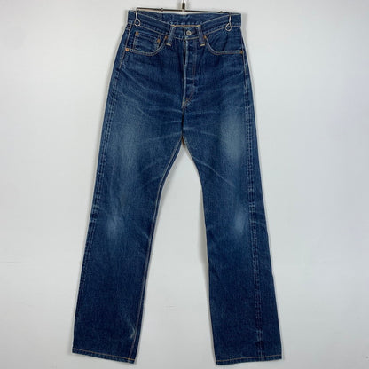 【中古品】【メンズ】 WAREHOUSE ウエアハウス DENIM PANTS LOT1001 デニムパンツ ボトムス ジーンズ フラッグシップ 156-260212-ko-11-tei サイズ：28 カラー：インディゴ 万代Net店