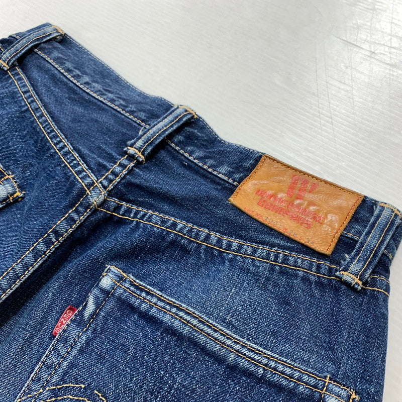 【中古品】【メンズ】 WAREHOUSE ウエアハウス DENIM PANTS LOT1001 デニムパンツ ボトムス ジーンズ フラッグシップ 156-260212-ko-11-tei サイズ：28 カラー：インディゴ 万代Net店
