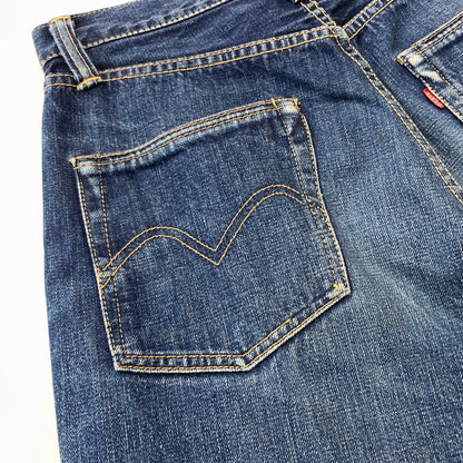 【中古品】【メンズ】 WAREHOUSE ウエアハウス DENIM PANTS LOT1001 デニムパンツ ボトムス ジーンズ フラッグシップ 156-260212-ko-11-tei サイズ：28 カラー：インディゴ 万代Net店