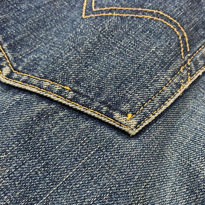 【中古品】【メンズ】 WAREHOUSE ウエアハウス DENIM PANTS LOT1001 デニムパンツ ボトムス ジーンズ フラッグシップ 156-260212-ko-11-tei サイズ：28 カラー：インディゴ 万代Net店
