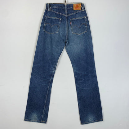 【中古品】【メンズ】 WAREHOUSE ウエアハウス DENIM PANTS LOT1001 デニムパンツ ボトムス ジーンズ フラッグシップ 156-260212-ko-11-tei サイズ：28 カラー：インディゴ 万代Net店