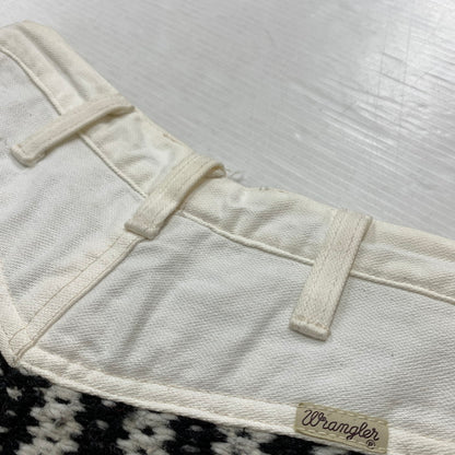 【中古品】【メンズ】 Wrangler ラングラー REMAKE DENIM PANTS リメイク デニムパンツ ボトムス ジーンズ 156-260212-ko-10-tei サイズ：サイズ不明 カラー：ホワイト 万代Net店