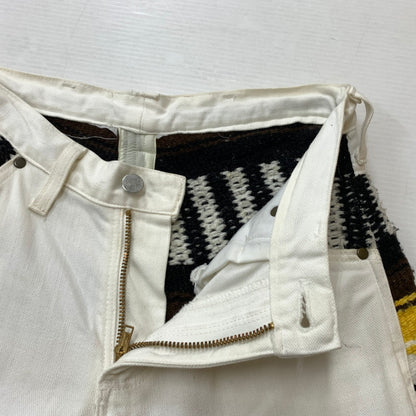 【中古品】【メンズ】 Wrangler ラングラー REMAKE DENIM PANTS リメイク デニムパンツ ボトムス ジーンズ 156-260212-ko-10-tei サイズ：サイズ不明 カラー：ホワイト 万代Net店