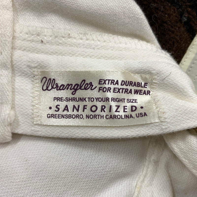 【中古品】【メンズ】 Wrangler ラングラー REMAKE DENIM PANTS リメイク デニムパンツ ボトムス ジーンズ 156-260212-ko-10-tei サイズ：サイズ不明 カラー：ホワイト 万代Net店