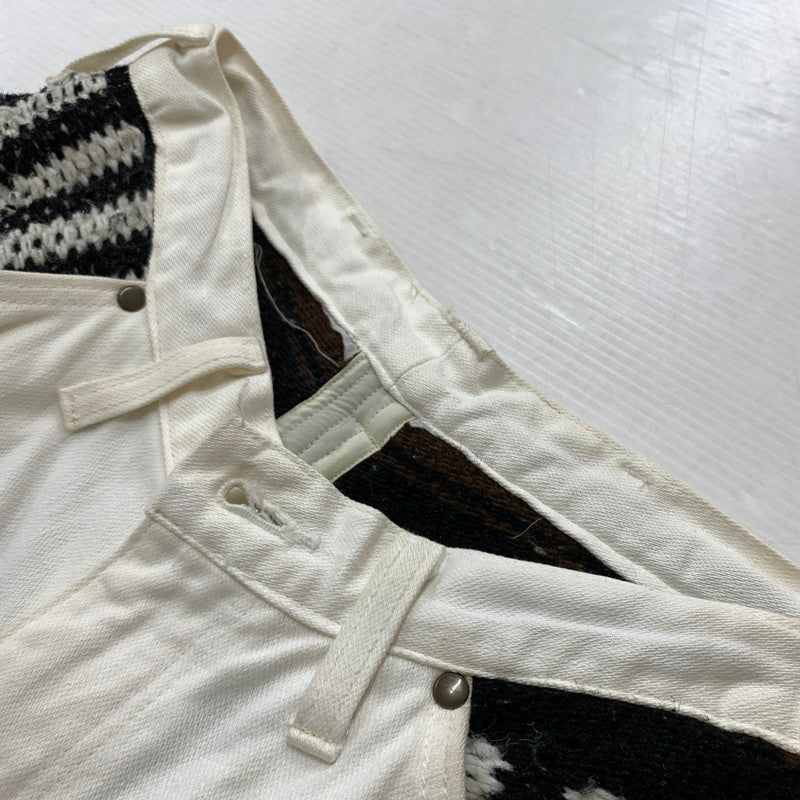 【中古品】【メンズ】 Wrangler ラングラー REMAKE DENIM PANTS リメイク デニムパンツ ボトムス ジーンズ 156-260212-ko-10-tei サイズ：サイズ不明 カラー：ホワイト 万代Net店