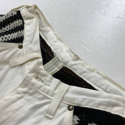 【中古品】【メンズ】 Wrangler ラングラー REMAKE DENIM PANTS リメイク デニムパンツ ボトムス ジーンズ 156-260212-ko-10-tei サイズ：サイズ不明 カラー：ホワイト 万代Net店