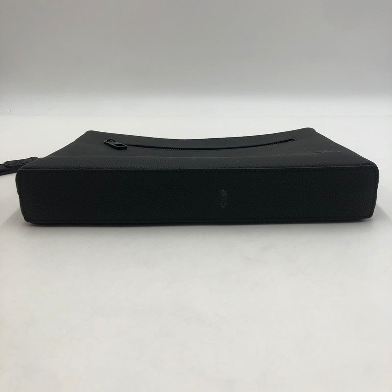 【中古品】【メンズ】 M25955 テイクオフ・ポーチ LVアナグラム 鞄 セカンドバッグ 179-260209-ks-01-fuzh カラー：ブラック 万代Net店