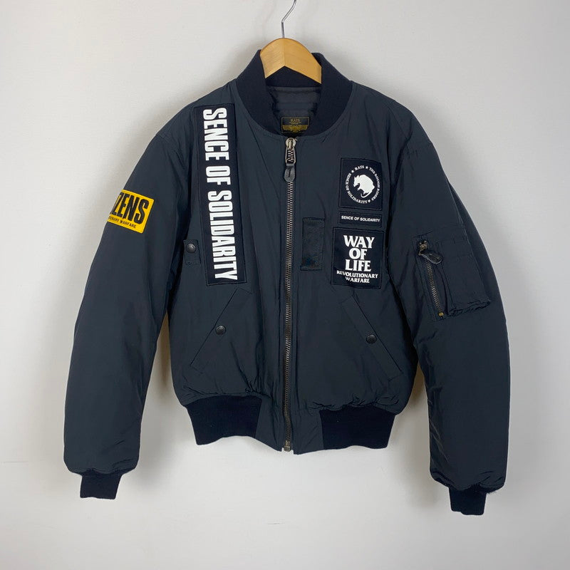 【中古品】【メンズ】 MA-1 PATCH JACKET 19'RJ-1105P エムエーワン パッチ ジャケット アウター ブルゾン フライトジャケット 142-260313-ks-05-fuzh サイズ：S カラー：ブラック 万代Net店