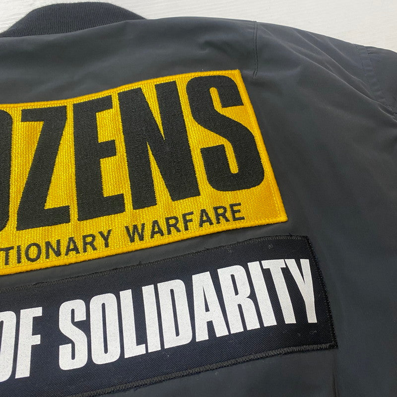 【中古品】【メンズ】 MA-1 PATCH JACKET 19'RJ-1105P エムエーワン パッチ ジャケット アウター ブルゾン フライトジャケット 142-260313-ks-05-fuzh サイズ：S カラー：ブラック 万代Net店