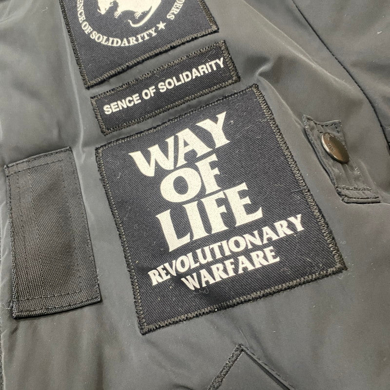 【中古品】【メンズ】 MA-1 PATCH JACKET 19'RJ-1105P エムエーワン パッチ ジャケット アウター ブルゾン フライトジャケット 142-260313-ks-05-fuzh サイズ：S カラー：ブラック 万代Net店