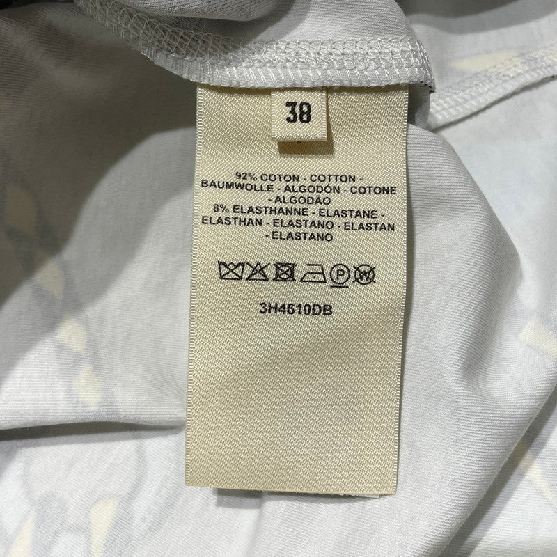 【中古品】【レディース】 HERMES エルメス FIGURE ARTISTIQUE COTTON CROPPED TEE 3H4610DB フィギュア アーティスティック コットン クロップド Ｔシャツ 半袖 トップス 141-260211-yo-12-tei サイズ：38 カラー：ベージュ 万代Net店