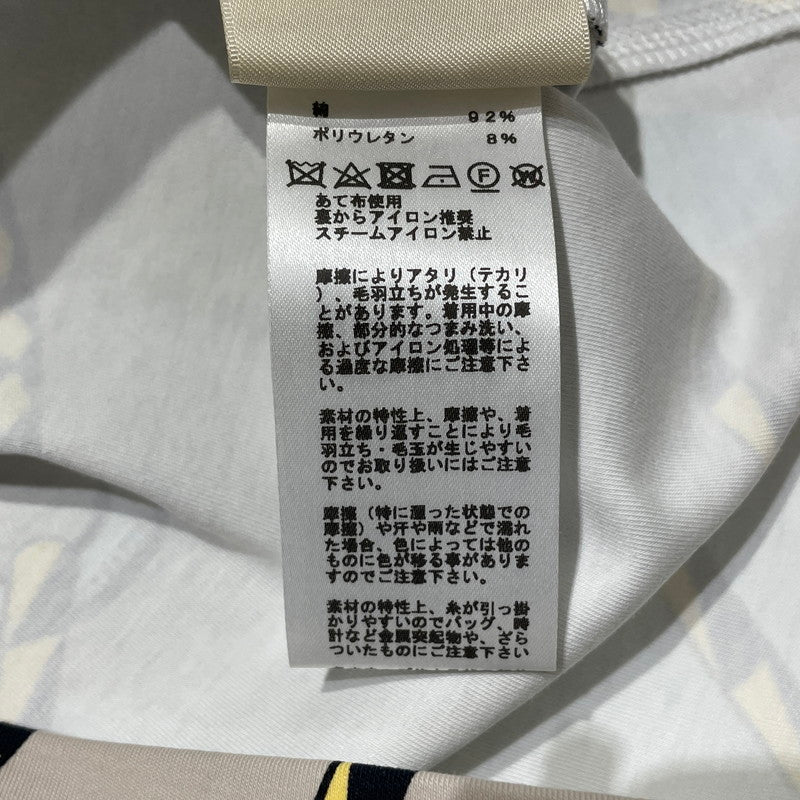 【中古品】【レディース】 HERMES エルメス FIGURE ARTISTIQUE COTTON CROPPED TEE 3H4610DB フィギュア アーティスティック コットン クロップド Ｔシャツ 半袖 トップス 141-260211-yo-12-tei サイズ：38 カラー：ベージュ 万代Net店