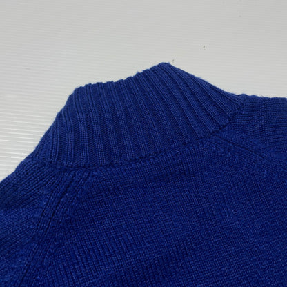 【中古品】【メンズ】 Supreme シュプリーム SUPREME 20AW CHULLO WINDSTOPPER ZIP UP SWEATER GORE-TEX チューロ ウィンドストッパー ジップアップ セーター ゴアテックス ライトアウター ニットジャケット 149-260211-yo-01-fuz サイズ：M カラー：ブルー 万代Net店