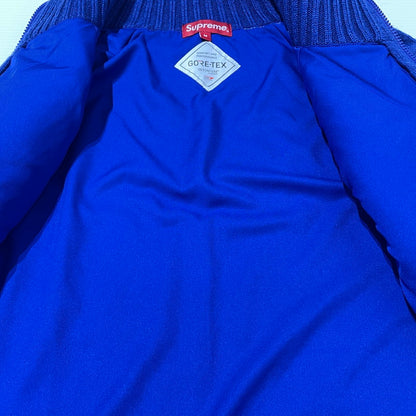 【中古品】【メンズ】 Supreme シュプリーム SUPREME 20AW CHULLO WINDSTOPPER ZIP UP SWEATER GORE-TEX チューロ ウィンドストッパー ジップアップ セーター ゴアテックス ライトアウター ニットジャケット 149-260211-yo-01-fuz サイズ：M カラー：ブルー 万代Net店