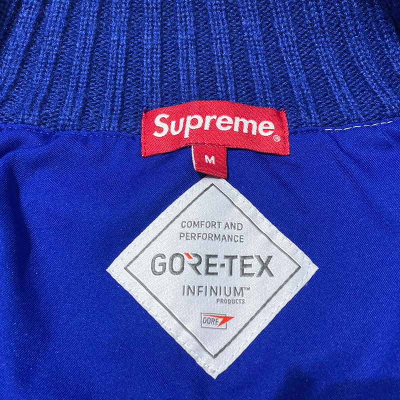 【中古品】【メンズ】 Supreme シュプリーム SUPREME 20AW CHULLO WINDSTOPPER ZIP UP SWEATER GORE-TEX チューロ ウィンドストッパー ジップアップ セーター ゴアテックス ライトアウター ニットジャケット 149-260211-yo-01-fuz サイズ：M カラー：ブルー 万代Net店