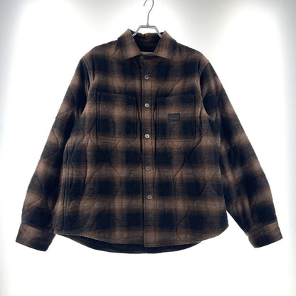 【中古品】【メンズ】 25AW QUILTED PLAID SHIRT JACKET 1110372 キルテッド プレイド シャツジャケット アウター 142-260211-yo-09-fuzh サイズ：S カラー：ブラウン 万代Net店
