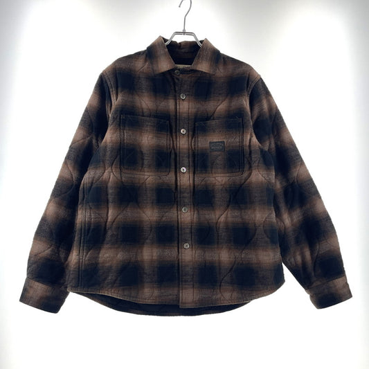 【中古品】【メンズ】 25AW QUILTED PLAID SHIRT JACKET 1110372 キルテッド プレイド シャツジャケット アウター 142-260211-yo-09-fuzh サイズ：S カラー：ブラウン 万代Net店