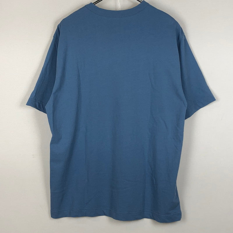 【中古品】【メンズ】 SOPHNET. ソフネット LEATHER PATCH WIDE TEE SPNT-252058 レザー パッチ ワイド Ｔシャツ 半袖 トップス 142-260702-sa-10-tei サイズ：2 カラー：ブルー 万代Net店