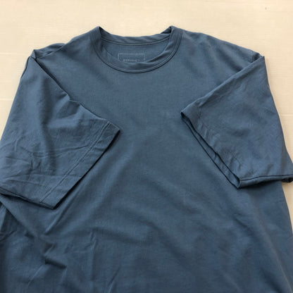 【中古品】【メンズ】 SOPHNET. ソフネット LEATHER PATCH WIDE TEE SPNT-252058 レザー パッチ ワイド Ｔシャツ 半袖 トップス 142-260702-sa-10-tei サイズ：2 カラー：ブルー 万代Net店
