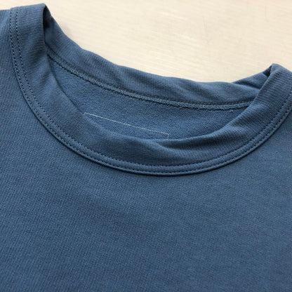 【中古品】【メンズ】 SOPHNET. ソフネット LEATHER PATCH WIDE TEE SPNT-252058 レザー パッチ ワイド Ｔシャツ 半袖 トップス 142-260702-sa-10-tei サイズ：2 カラー：ブルー 万代Net店