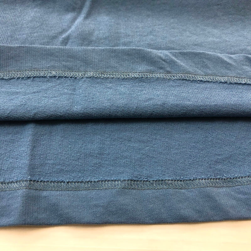 【中古品】【メンズ】 SOPHNET. ソフネット LEATHER PATCH WIDE TEE SPNT-252058 レザー パッチ ワイド Ｔシャツ 半袖 トップス 142-260702-sa-10-tei サイズ：2 カラー：ブルー 万代Net店