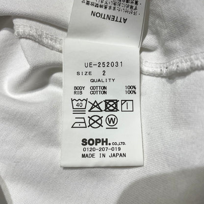 【中古品】【メンズ】 uniform experiment ユニフォームエクスペリメント × ASGER JORN アスガー ヨルン 別注コラボ LANDSCAPE S/S TEE ランドスケープ ショートスリーブTシャツ 半袖トップス 142-260806-ss-01-tei サイズ：2 カラー：ホワイト 万代Net店