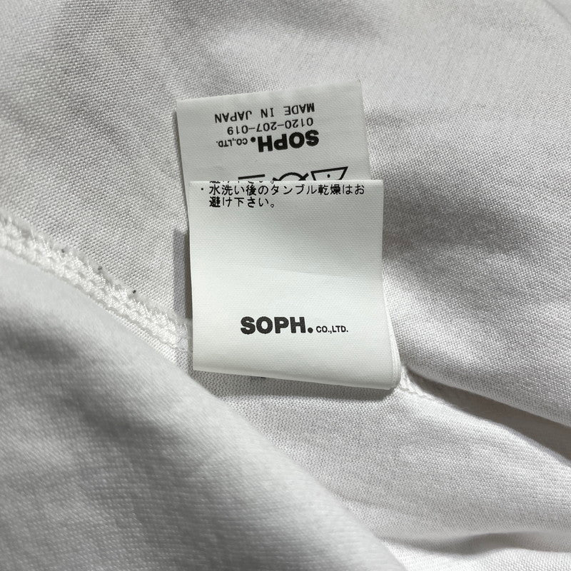 【中古品】【メンズ】 uniform experiment ユニフォームエクスペリメント × ASGER JORN アスガー ヨルン 別注コラボ LANDSCAPE S/S TEE ランドスケープ ショートスリーブTシャツ 半袖トップス 142-260806-ss-01-tei サイズ：2 カラー：ホワイト 万代Net店