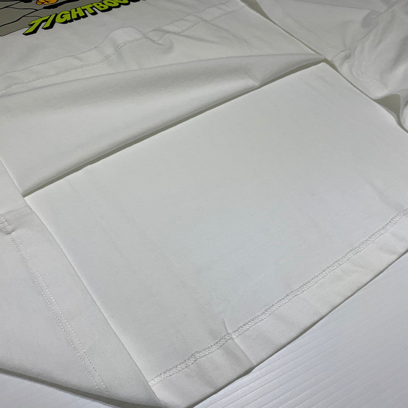 【中古品】【メンズ】 TIGHTBOOTH タイトブース BIG YELLOW 3/4 SLEEVE TEE ビッグ イエロー 3/4スリーブ Tシャツ 七分袖 トップス 142-260615-yo-05-tei サイズ：XL カラー：ホワイト 万代Net店
