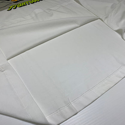 【中古品】【メンズ】 TIGHTBOOTH タイトブース BIG YELLOW 3/4 SLEEVE TEE ビッグ イエロー 3/4スリーブ Tシャツ 七分袖 トップス 142-260615-yo-05-tei サイズ：XL カラー：ホワイト 万代Net店