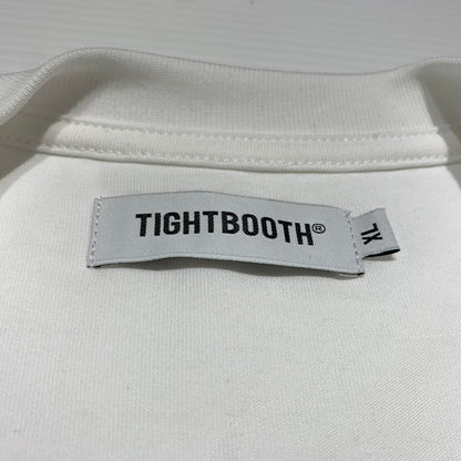【中古品】【メンズ】 TIGHTBOOTH タイトブース BIG YELLOW 3/4 SLEEVE TEE ビッグ イエロー 3/4スリーブ Tシャツ 七分袖 トップス 142-260615-yo-05-tei サイズ：XL カラー：ホワイト 万代Net店