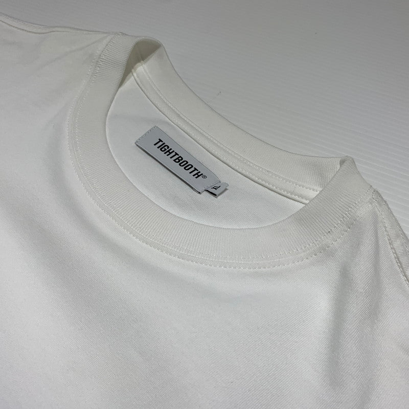 【中古品】【メンズ】 TIGHTBOOTH タイトブース BIG YELLOW 3/4 SLEEVE TEE ビッグ イエロー 3/4スリーブ Tシャツ 七分袖 トップス 142-260615-yo-05-tei サイズ：XL カラー：ホワイト 万代Net店