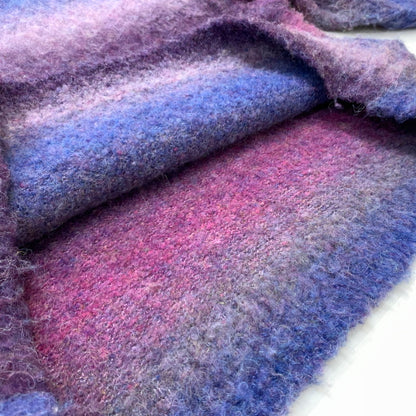 【中古品】【メンズ】 KAMIYA カミヤ DYEING KNIT PULLOVER G13PO049 ダイイング ニット プルオーバー トップス セーター 染め グラデーション 140-260215-ko-12-tei サイズ：L カラー：パープル 万代Net店