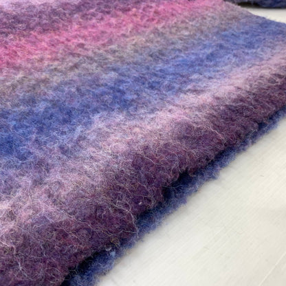 【中古品】【メンズ】 KAMIYA カミヤ DYEING KNIT PULLOVER G13PO049 ダイイング ニット プルオーバー トップス セーター 染め グラデーション 140-260215-ko-12-tei サイズ：L カラー：パープル 万代Net店