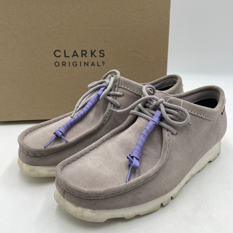 【中古品】【メンズ】 CLARKS WALLABEE GTX "GREY SUEDE" クラークス ワラビー ゴアテックス グレー スエード 164-260809-nm-58-tei サイズ：27.0cm 万代Net店