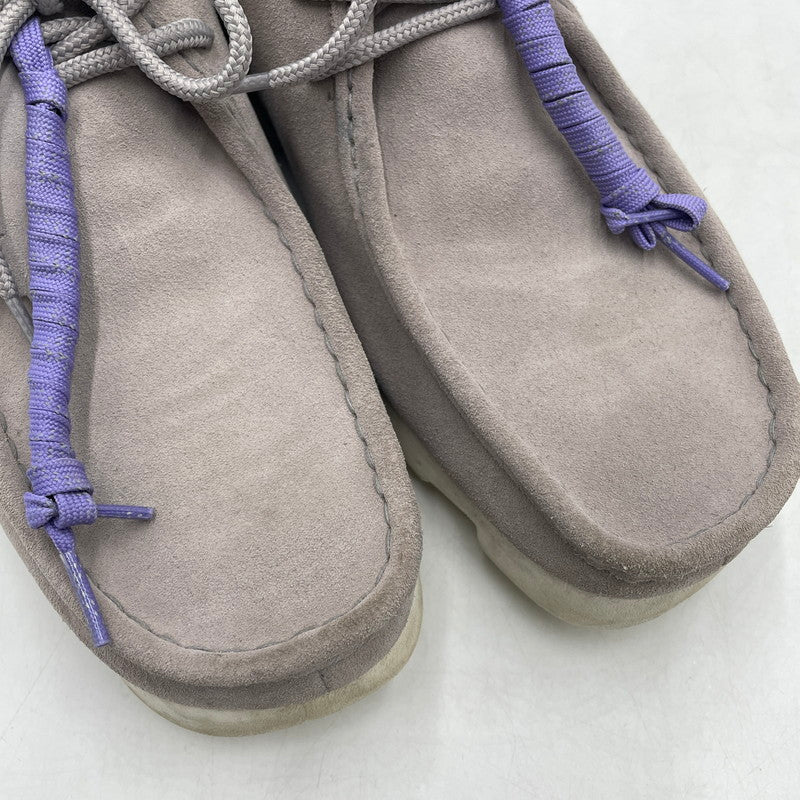 【中古品】【メンズ】 CLARKS WALLABEE GTX "GREY SUEDE" クラークス ワラビー ゴアテックス グレー スエード 164-260809-nm-58-tei サイズ：27.0cm 万代Net店