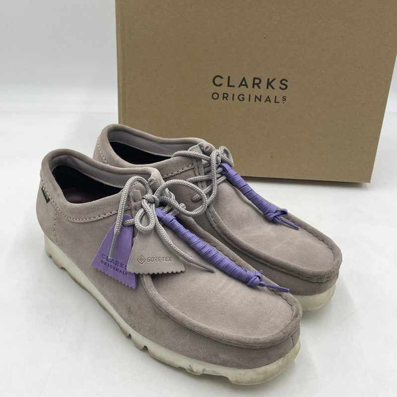 【中古品】【メンズ】 CLARKS WALLABEE GTX "GREY SUEDE" クラークス ワラビー ゴアテックス グレー スエード 164-260809-nm-58-tei サイズ：27.0cm 万代Net店