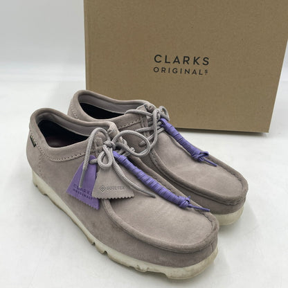 【中古品】【メンズ】 CLARKS WALLABEE GTX "GREY SUEDE" クラークス ワラビー ゴアテックス グレー スエード 164-260809-nm-58-tei サイズ：27.0cm 万代Net店