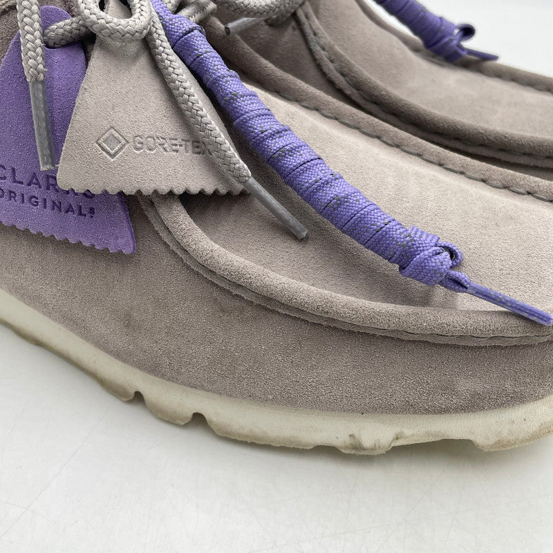 【中古品】【メンズ】 CLARKS WALLABEE GTX "GREY SUEDE" クラークス ワラビー ゴアテックス グレー スエード 164-260809-nm-58-tei サイズ：27.0cm 万代Net店